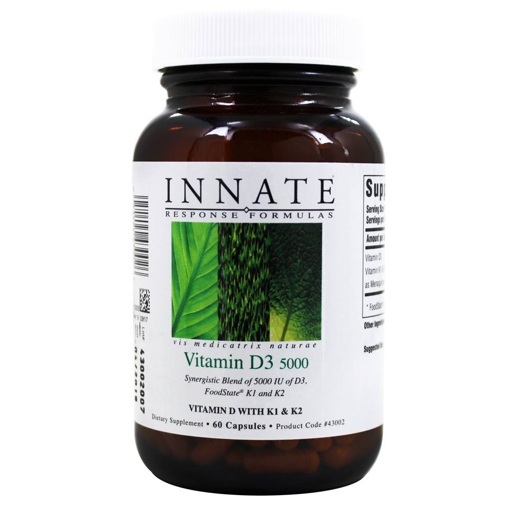 Comprar Vitamina D3 5000 UI - Cápsulas 60 Innate Response Formulas
