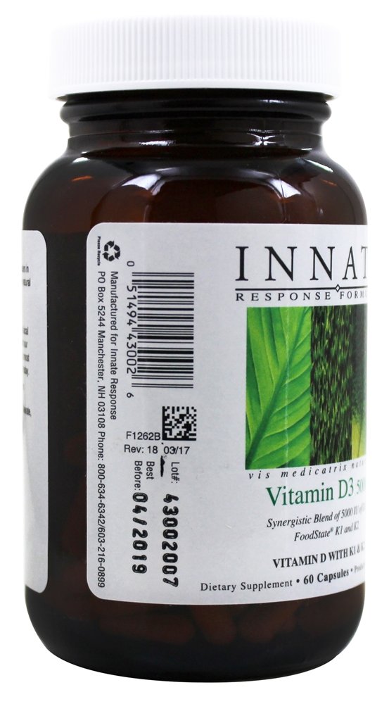 Comprar Vitamina D3 5000 UI - Cápsulas 60 Innate Response Formulas - Imagem 4