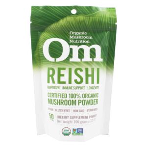 Comprar Pó cogumelo orgânico Reishi - 3.57 oz. Om
