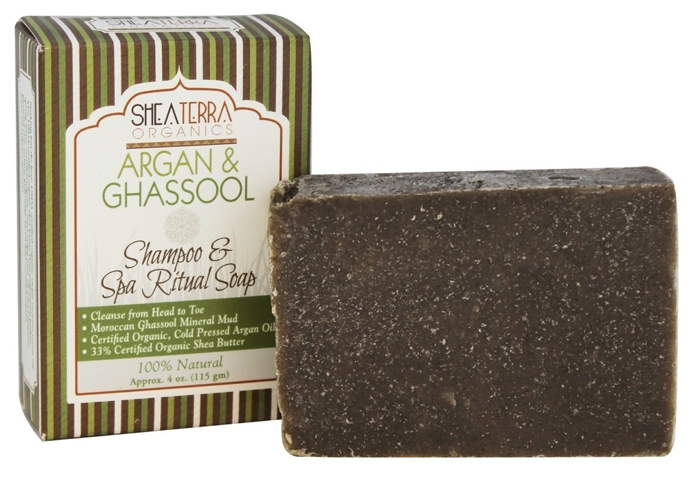 Comprar Shampoo e Spa Sabonete Ritual Argan & Gassool - 4 oz. Shea Terra Organics