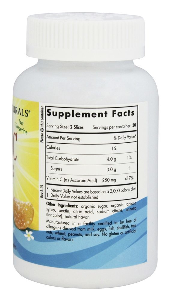Comprar Vitamina C Gomoso Azedo Tangerina 250 mg. - 60 Gummies Nordic Naturals - Imagem 2