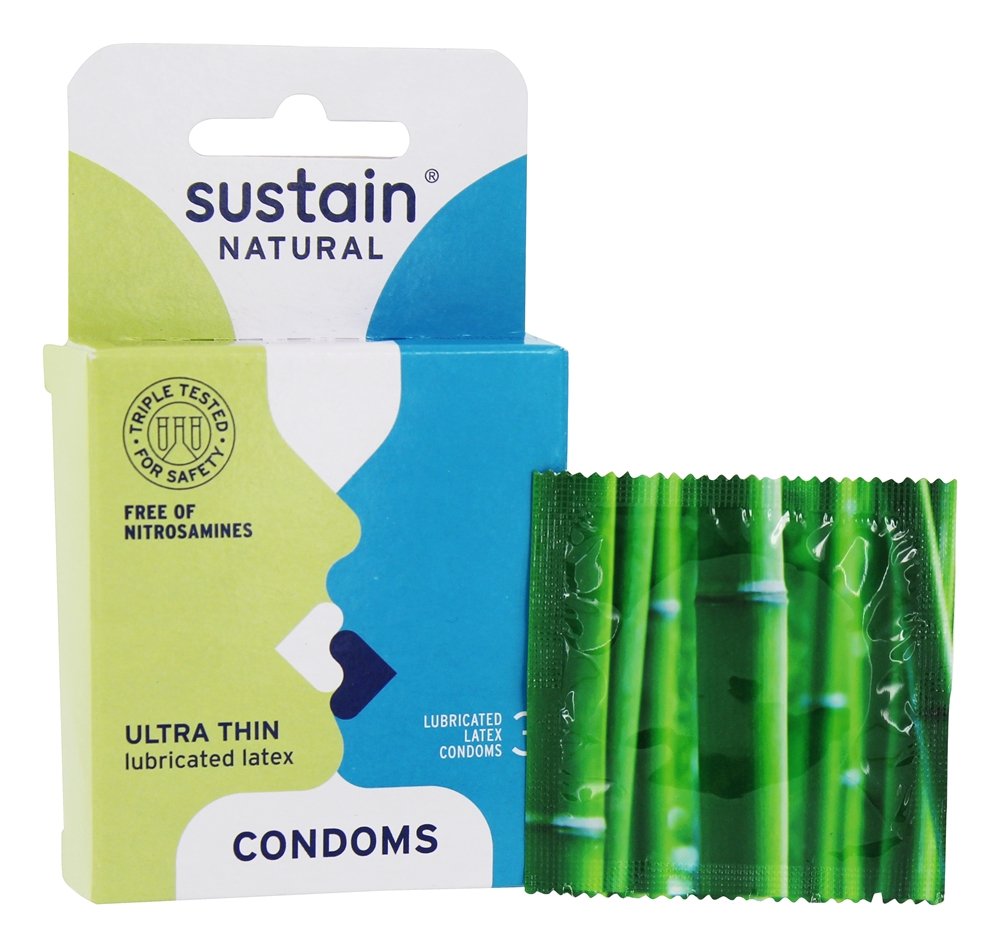 Comprar Preservativos Ultra-Finos de Látex Lubrificados - Pacote 3 Sustain