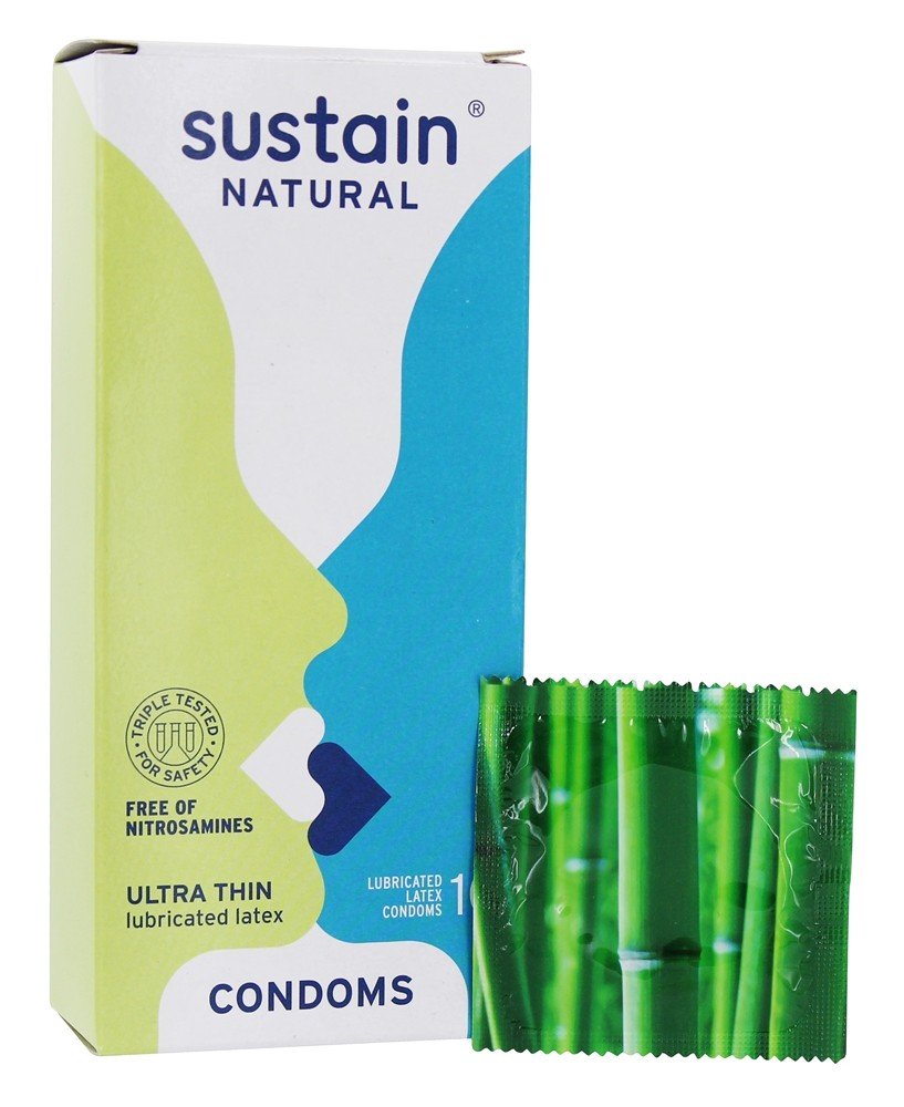 Comprar Preservativos Ultra-Finos de Látex Lubrificados - Pacote 10 Sustain