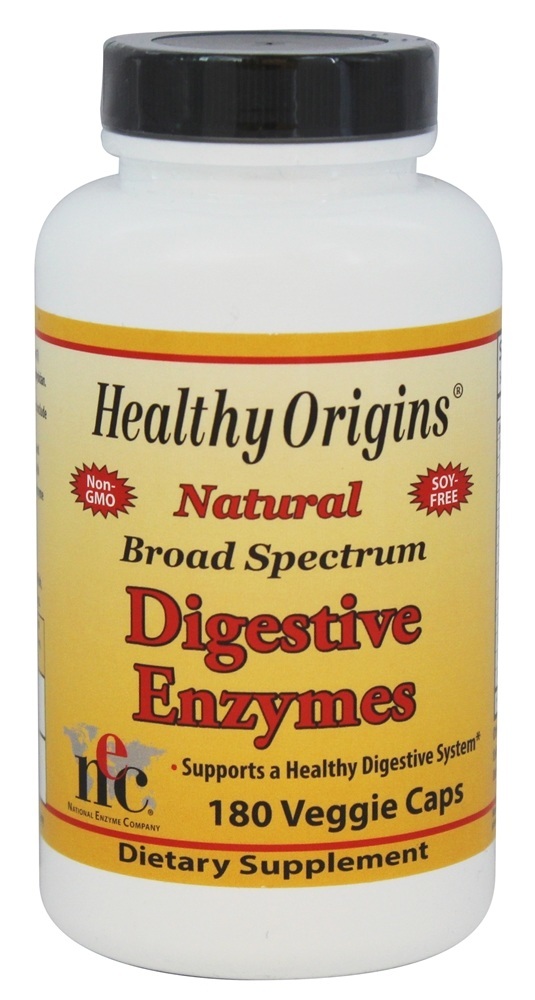 Comprar Natural Broad Spectrum Enzimas digestivas - Cápsulas vegetarianas 180 Healthy Origins