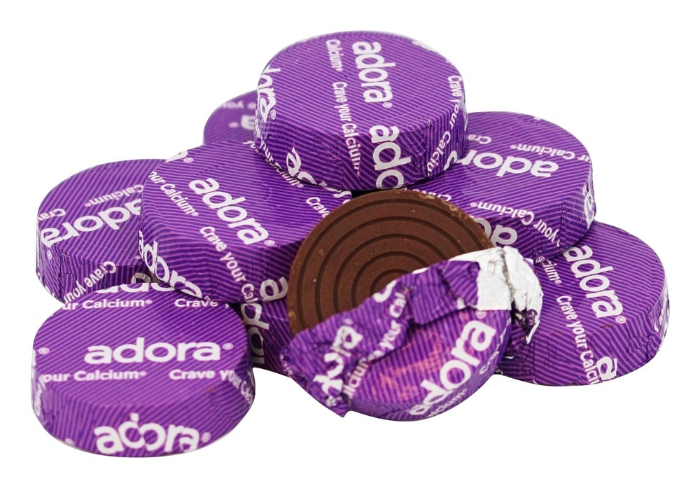 Comprar Suplemento de Cálcio de Chocolate Amargo Orgânico 500 mg. - 30 Contagem Adora - Imagem 3