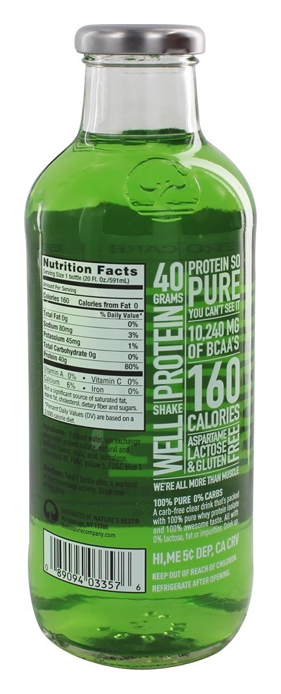 Comprar Isopure Zero Carb RT Maçã Melão - 20 fl. oz. Nature's Best - Imagem 2
