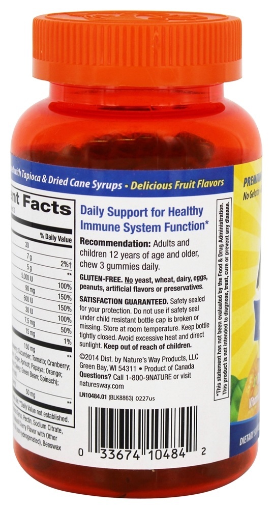 Comprar Alive! Imune - 90 Gummies Nature's Way - Imagem 3