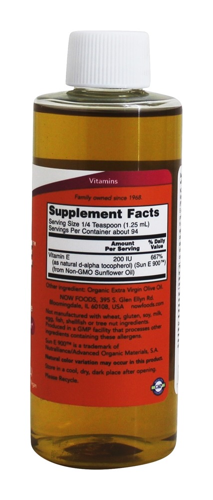 Comprar Líquido Sun-E - 4 fl. oz. NOW Foods - Imagem 2
