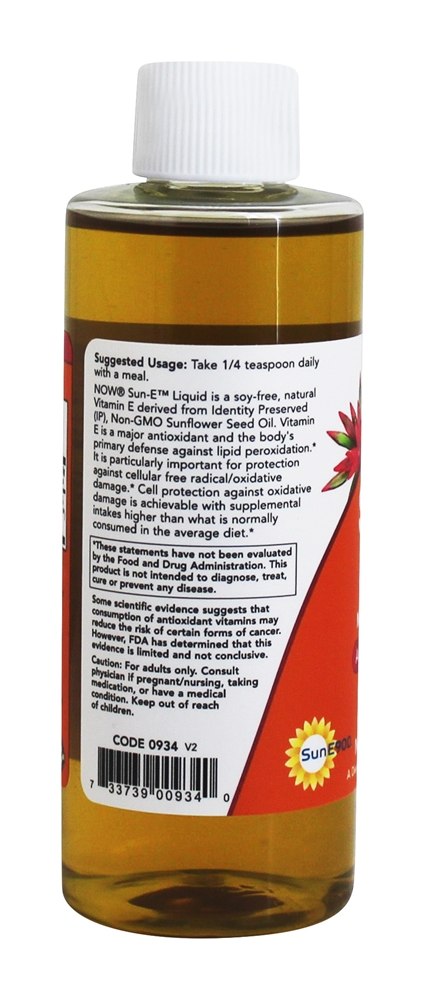 Comprar Líquido Sun-E - 4 fl. oz. NOW Foods - Imagem 3