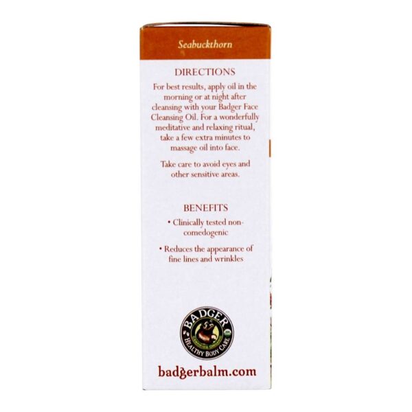 Comprar Óleo de rosto Seabuckthorn - 1 fl. oz. Badger - Imagem 4