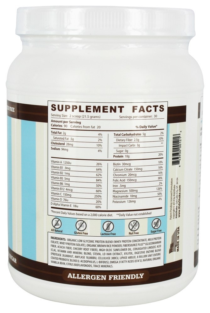 Comprar Creme Baunilha Nutritivo - 22.75 oz. KidzShake - Imagem 2