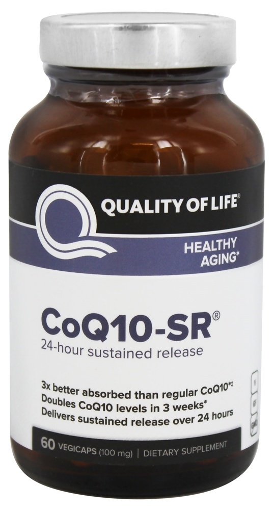 Comprar Envelhecimento saudável CoQ10-SR - Cápsulas vegetarianas 60 Quality Of Life Labs
