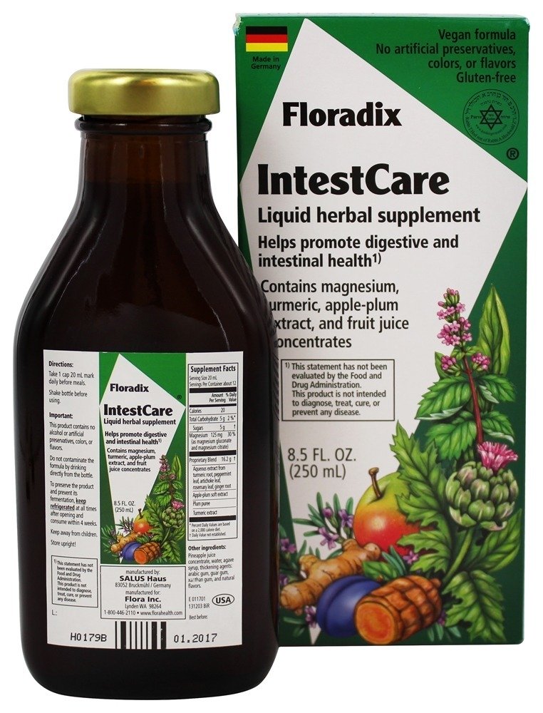 Comprar Suplemento de ervas líquido Floradix IntestCare - 8.5 fl. oz. Flora