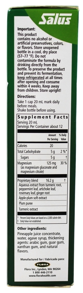Comprar Suplemento de ervas líquido Floradix IntestCare - 8.5 fl. oz. Flora - Imagem 2