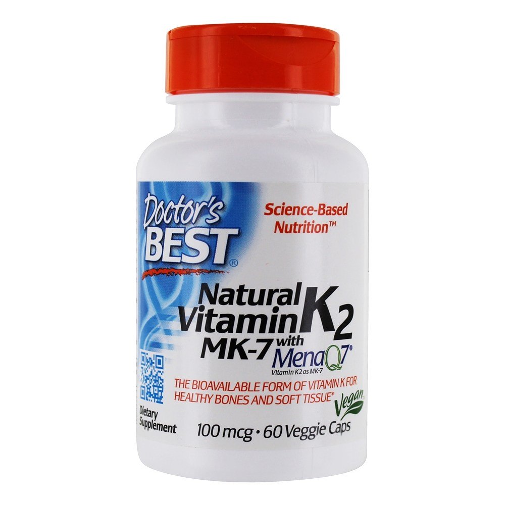 Comprar Vitamina K2 Natural MK7 Com MenaQ7 100 mcg. - 60 Tampas veganas Doctor's Best