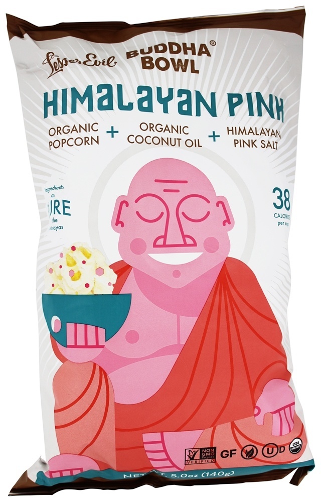 Comprar Tigela de Buddha Orgânico Pipoca Himalaia Rosa - 5 oz. Lesser Evil