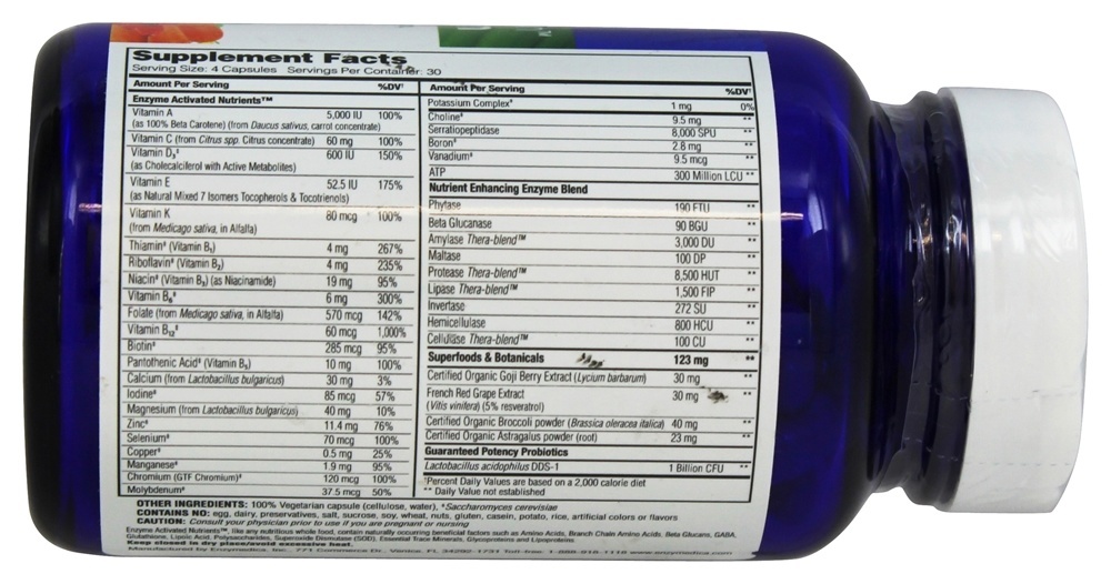 Comprar Nutrição Enzimática Multi-Vitamina para Mulheres 50 + - Cápsulas 120 Enzymedica - Imagem 2