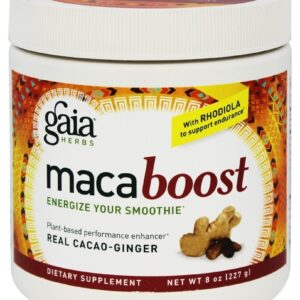 Comprar Macaboost Energize Seu Batido Real Cacau-Gengibre - 8 oz. Gaia Herbs