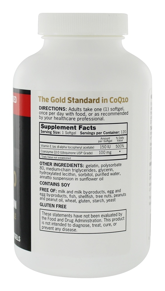 Comprar Ultra CoQ10 100 mg. - 120 Softgels Qunol - Imagem 2