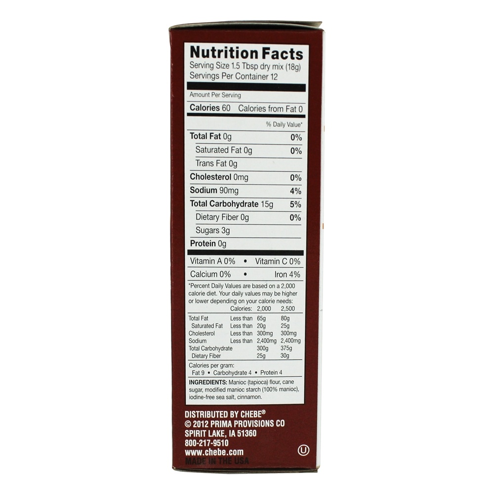 Comprar Mix de canela sem glúten - 7.5 oz. Chebe - Imagem 2