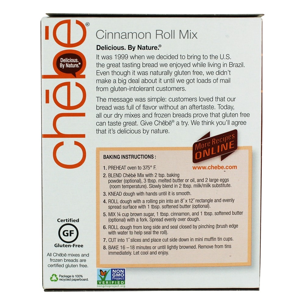 Comprar Mix de canela sem glúten - 7.5 oz. Chebe - Imagem 3