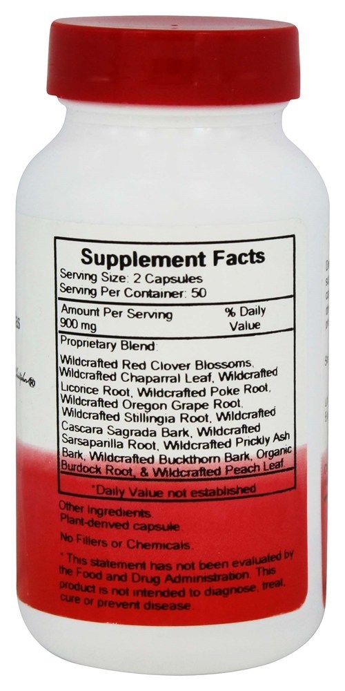 Comprar Fórmula da corrente sanguínea 450 mg - Cápsulas vegetarianas 100 Dr. Christopher's Original Formulas - Imagem 2