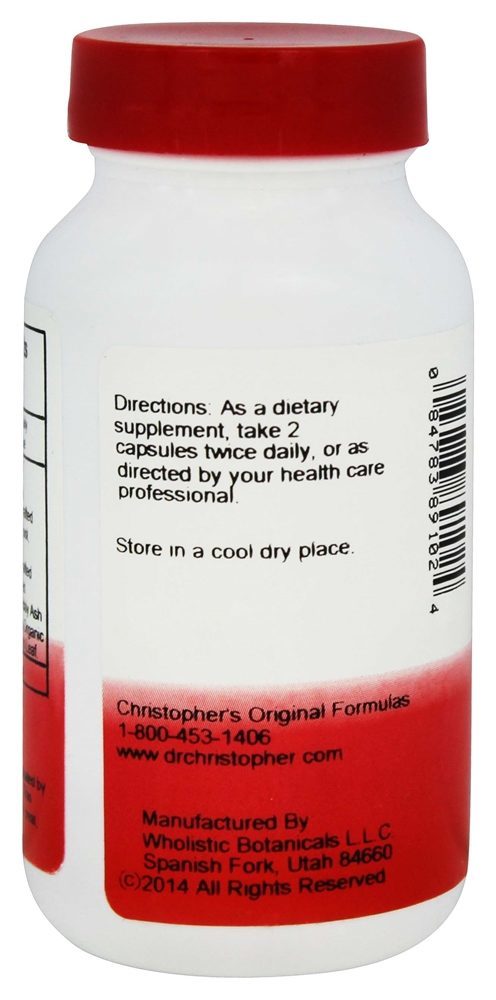 Comprar Fórmula da corrente sanguínea 450 mg - Cápsulas vegetarianas 100 Dr. Christopher's Original Formulas - Imagem 3