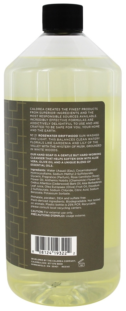 Comprar Sabonete de Mão Refil Rosewater Driftwood - 32 fl. oz. Caldrea - Imagem 2