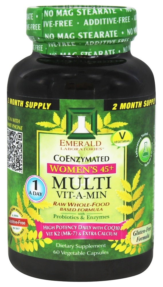 Comprar Feminino 45 + Multi Vit-A-Min - Cápsulas vegetarianas 60 Emerald Labs