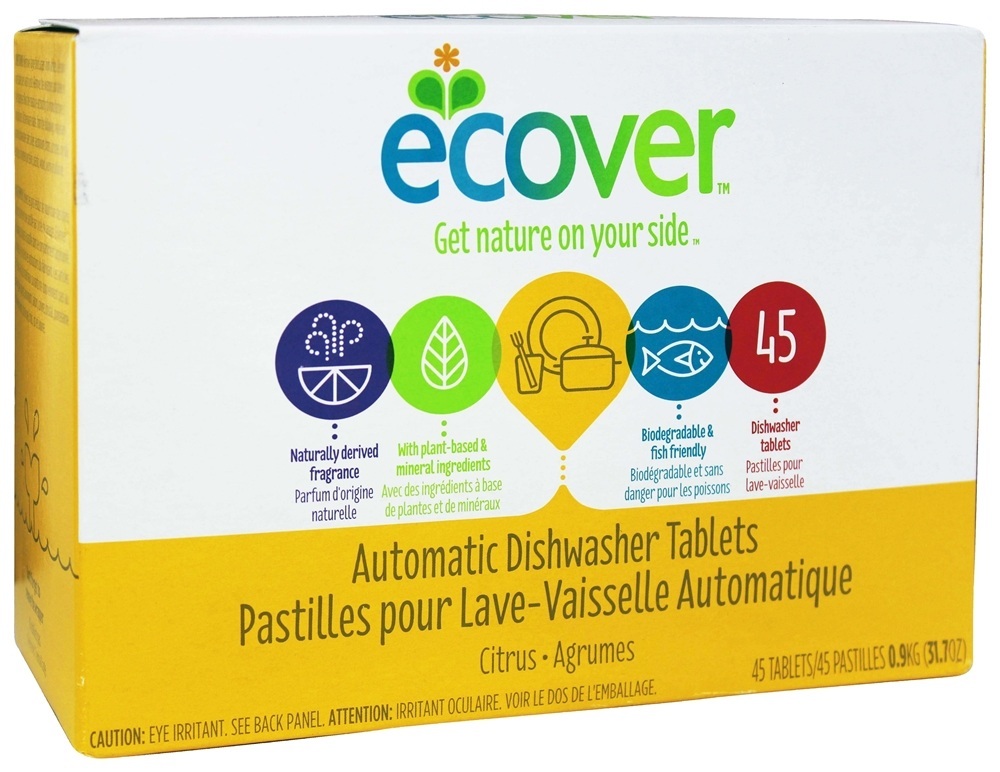 Comprar Pastilhas Automáticas para Lavar Louça 45 Carrega Citrus - 31.7 oz. Ecover