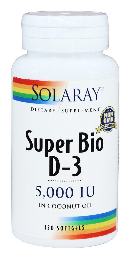 Comprar Super Bio D3 5000 IU - 120 Softgels Solaray