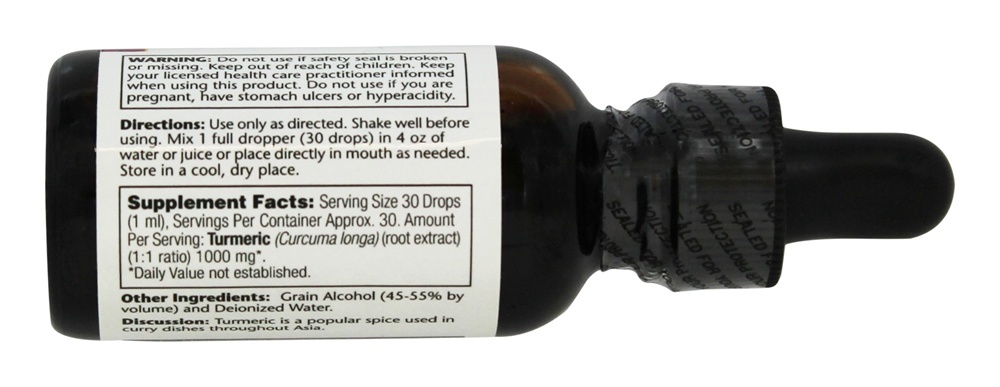 Comprar Extrato líquido de cúrcuma 1000 mg. - 1 fl. oz. Solaray - Imagem 2