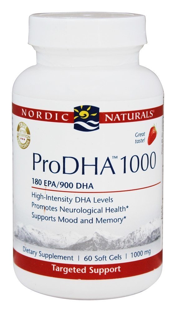 Comprar ProDHA 1000 180 EPA/900 DHA Sabor Morango 1000 mg. - 60 Softgels Nordic Naturals Professional