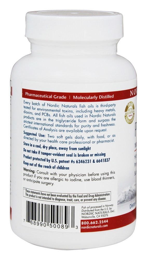 Comprar ProDHA 1000 180 EPA/900 DHA Sabor Morango 1000 mg. - 60 Softgels Nordic Naturals Professional - Imagem 3