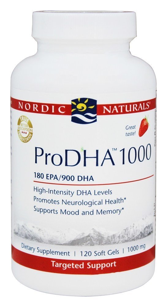 Comprar ProDHA 1000 180 EPA/900 DHA Sabor Morango 1000 mg. - 120 Softgels Nordic Naturals Professional