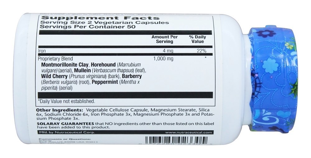 Comprar Mistura de histamina SP-33 - Cápsulas vegetarianas 100 Solaray - Imagem 3