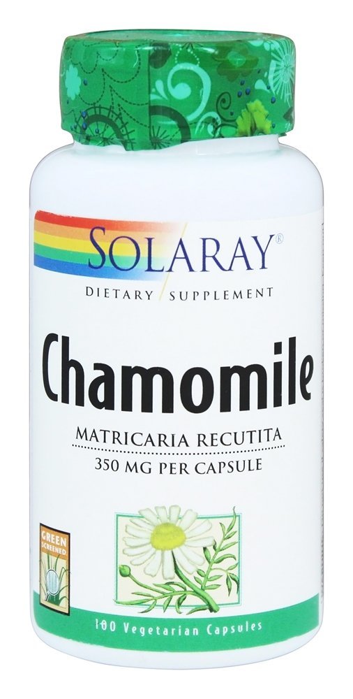 Comprar Camomila 350 mg. - Cápsulas vegetarianas 100 Solaray
