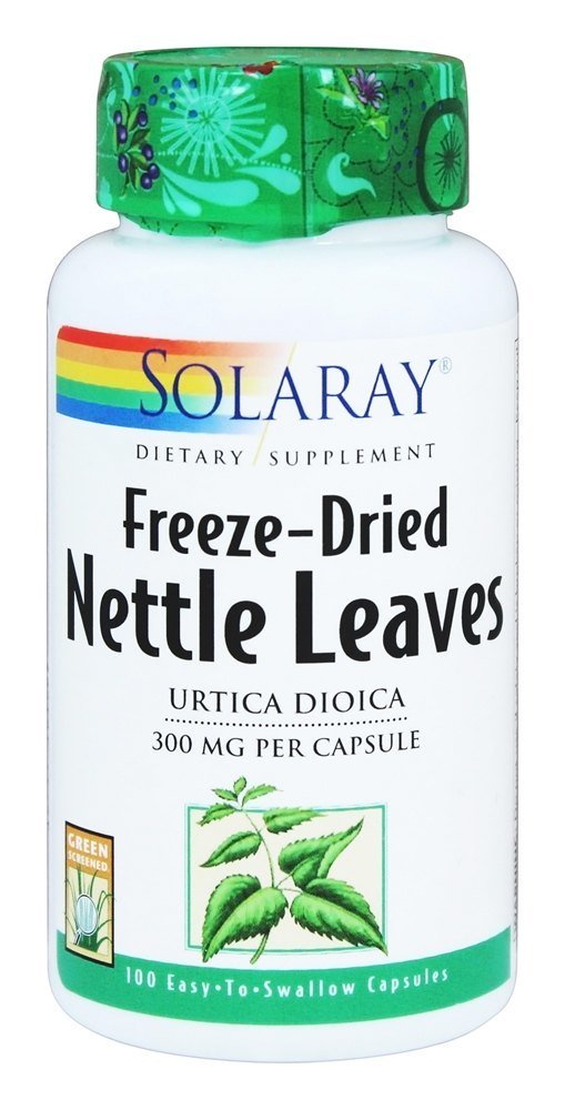 Comprar Folhas de Urtiga Congeladas 300 mg. - Cápsulas 100 Solaray