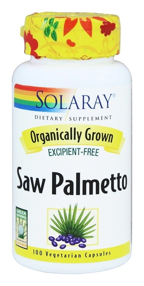 Comprar Palmetto Saw organicamente crescido - Cápsulas vegetarianas 100 Solaray