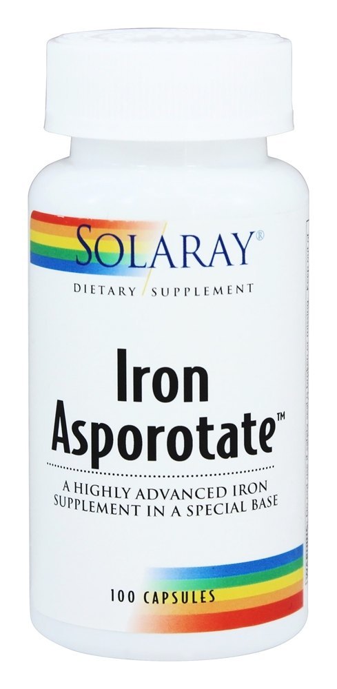 Comprar Ferro asporotado - Cápsulas 100 Solaray