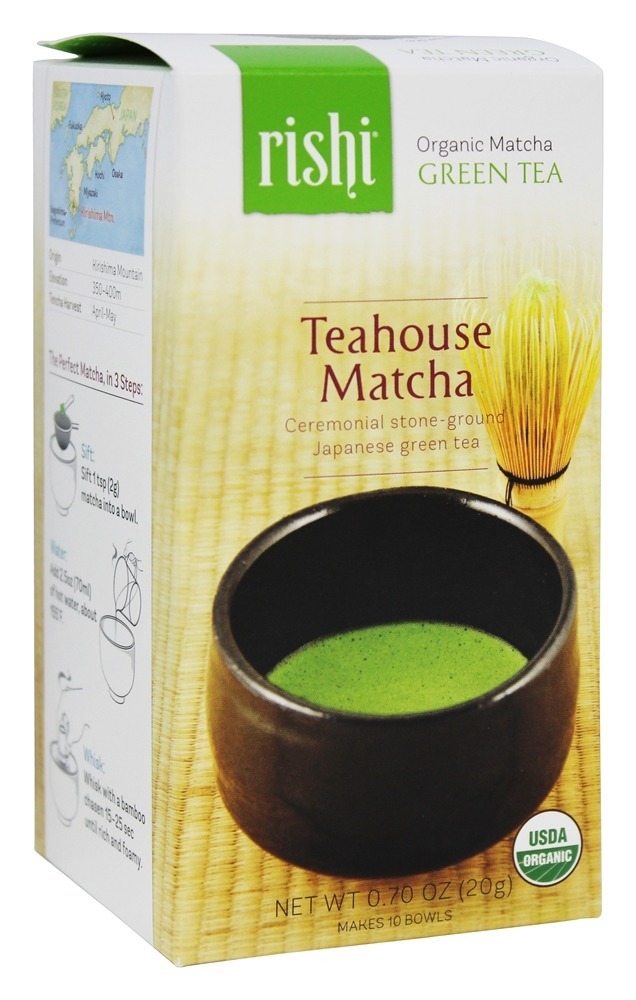Comprar Casa de Chá Orgânica Matcha Chá Verde - 0.7 oz. Rishi Tea