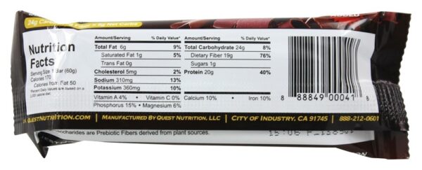 Comprar Barra de Proteína da Quest Barras Chocolate Brownie - 12 Barras Quest Nutrition - Imagem 6