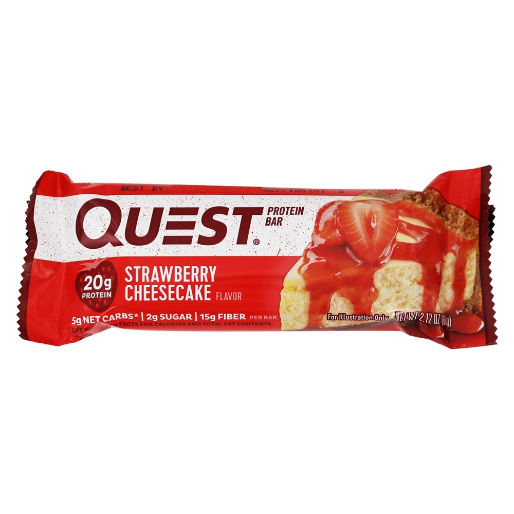 Comprar Barra de Proteína da Quest Bares de Morango Cheesecake de Morango - 12 Barras Quest Nutrition - Imagem 3