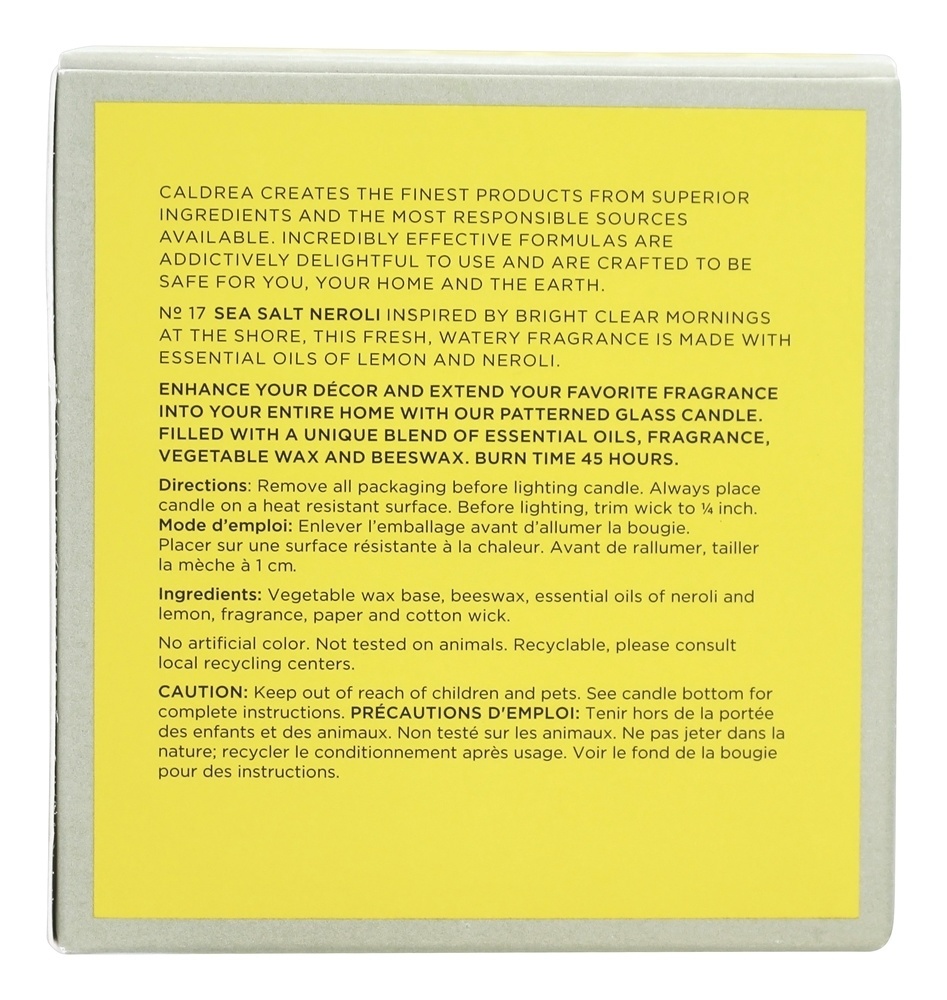 Comprar Vela Bougie Mar Sal Neroli - 8.1 oz. Caldrea - Imagem 2