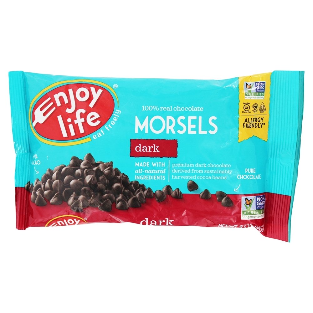 Comprar Pedaços de chocolate escuro amigáveis sem alergia sem glúten - 9 oz. Enjoy Life Foods