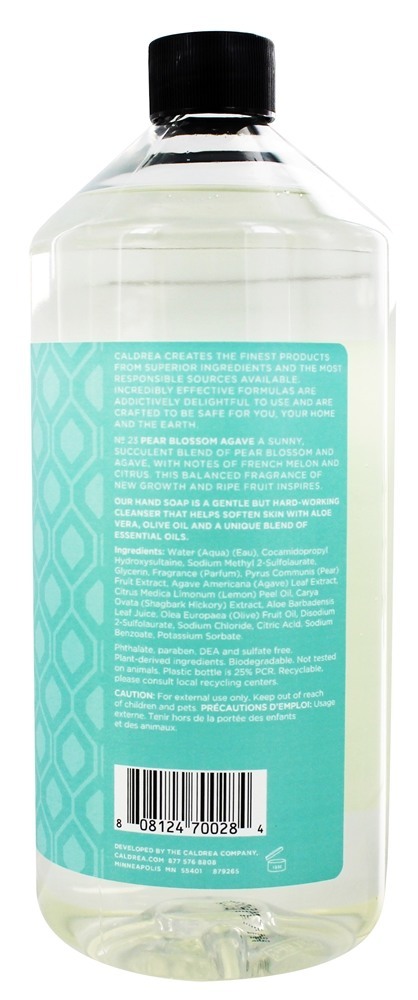 Comprar Mão Sabão Reabastecer Pereira Flor Agave - 32 fl. oz. Caldrea - Imagem 2