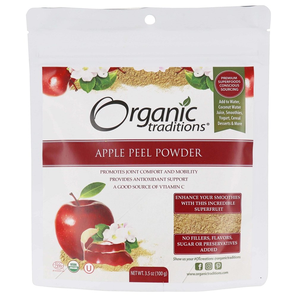 Comprar Pó De Casca De Maçã - 3.5 oz. Organic Traditions