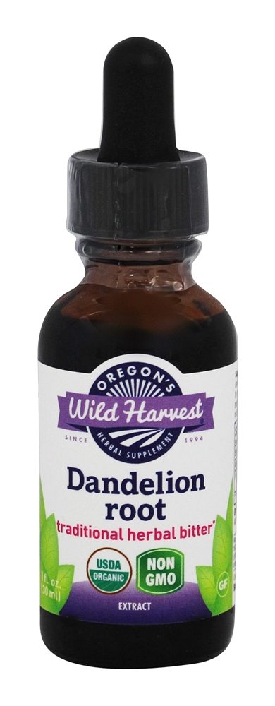 Comprar Raiz de dente de leão de extrato orgânico fresco - 1 fl. oz. Oregon's Wild Harvest