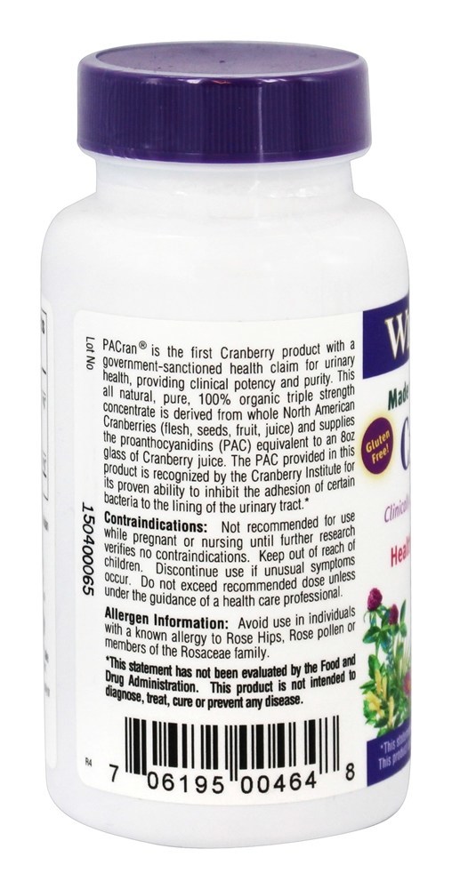 Comprar Oxicoco (Cranberry) - Cápsulas vegetarianas 60 Oregon's Wild Harvest - Imagem 3