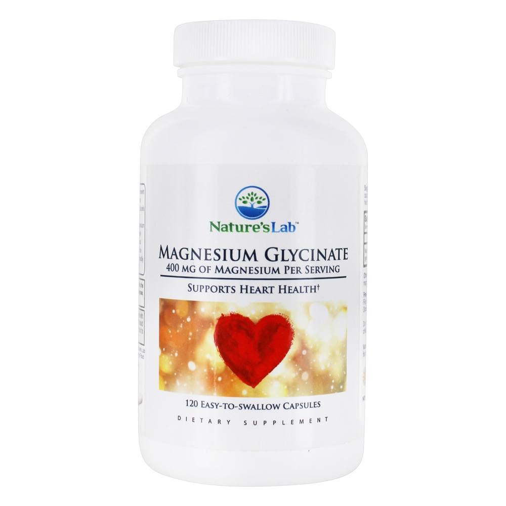 Comprar Glicinato de Magnésio 400 mg. - Cápsulas 120 Nature's Lab